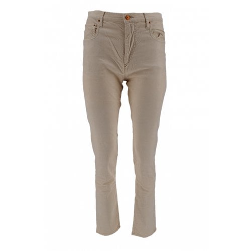 Pre-owned Isabel Marant Straight Pants In Beige
