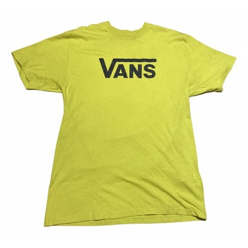 Pre-owned Vans T-shirt In Yellow
