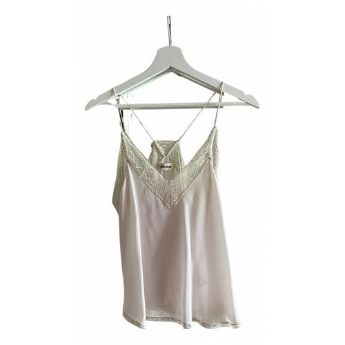 Pre-owned Zadig & Voltaire Silk Top In Pink
