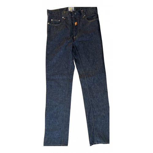 Pre-owned Walter Van Beirendonck Straight Jeans In Blue