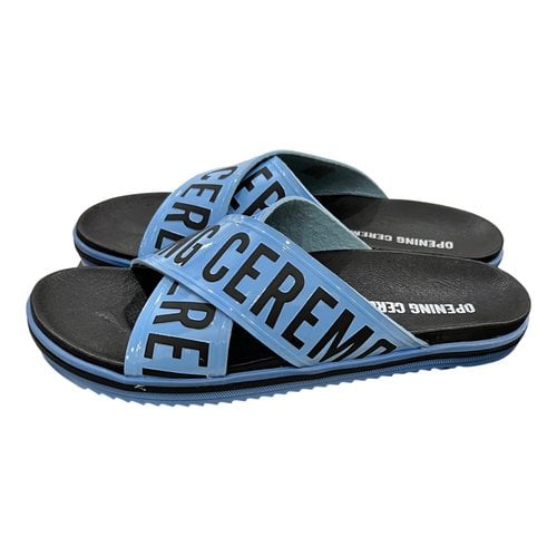 Pre-owned Opening Ceremony Sandals In Blue