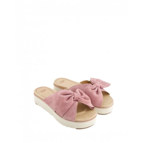 Pre-owned Ugg Sandals In Pink