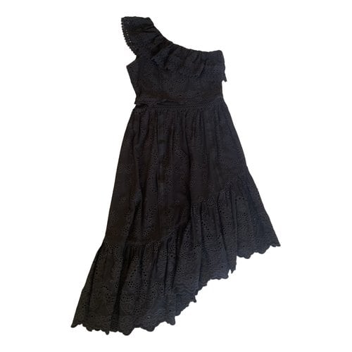 Pre-owned The Kooples Mid-length Dress In Black
