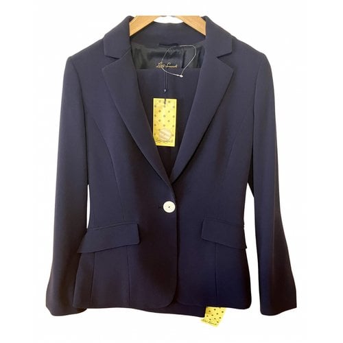 Pre-owned Luisa Spagnoli Suit Jacket In Blue
