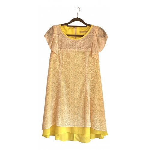 Pre-owned Minimum Mini Dress In Yellow