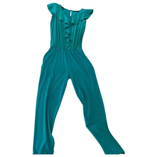 Pre-owned Max & Co Silk Jumpsuit In Green