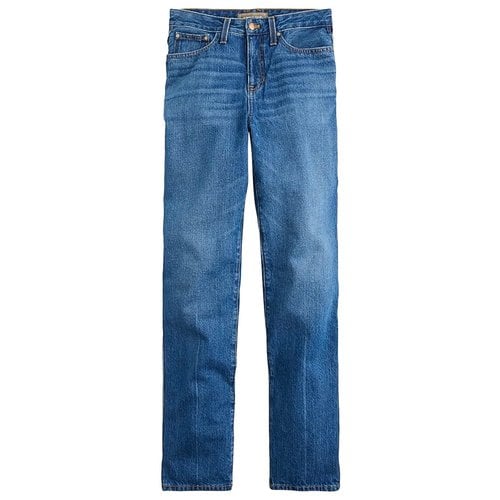 Pre-owned Jcrew Straight Jeans In Blue