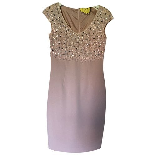 Pre-owned Luisa Spagnoli Silk Mid-length Dress In Pink