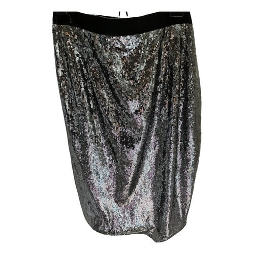 Pre-owned Moschino Cheap And Chic Mid-length Skirt In Metallic