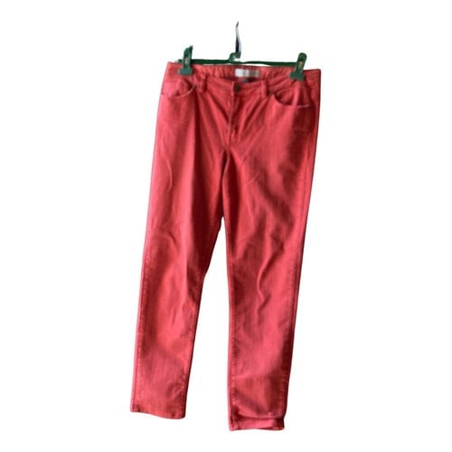 Pre-owned Ikks Carot Pants In Red