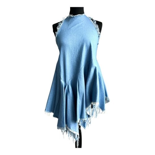 Pre-owned Marques' Almeida Top In Blue