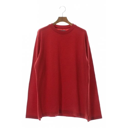 Pre-owned Yohji Yamamoto Wool Sweatshirt In Red