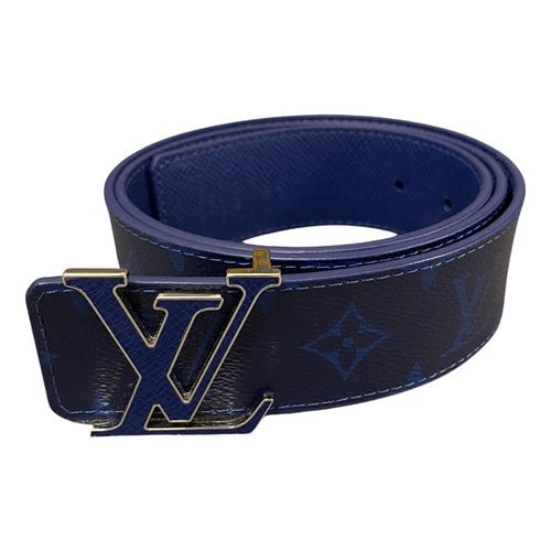 navy blue louis vuitton belt