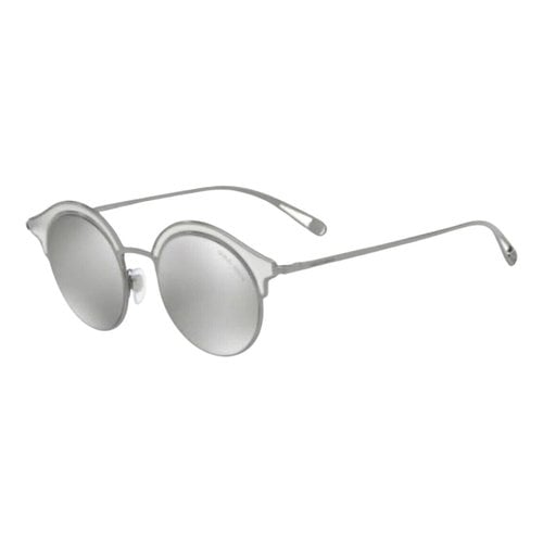 Pre-owned Giorgio Armani Sunglasses In Silver