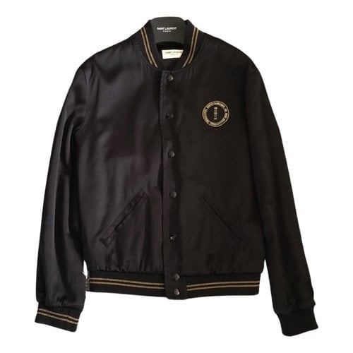 Pre-owned Saint Laurent Silk Jacket In Black