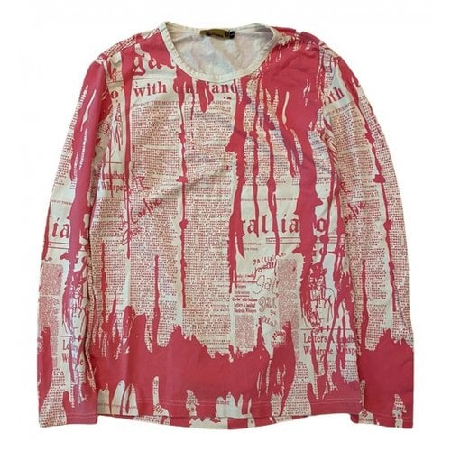 Pre-owned John Galliano Blouse In Pink