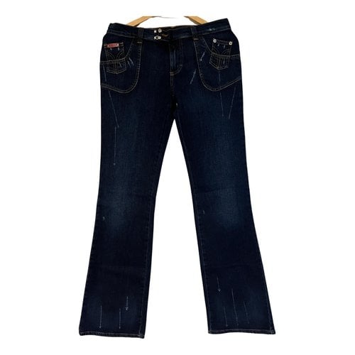 Pre-owned D&g Bootcut Jeans In Blue