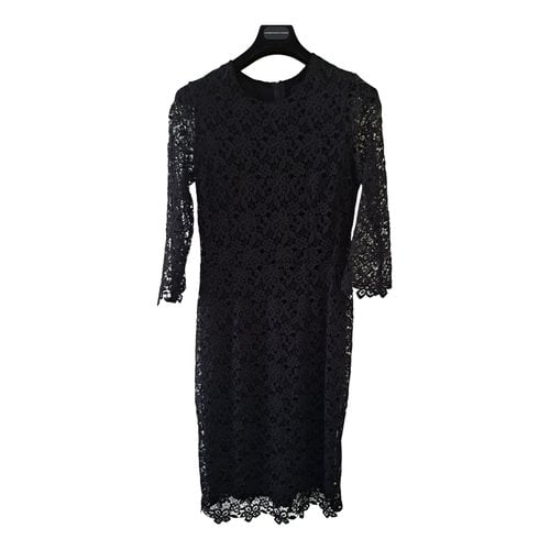 Pre-owned Ermanno Scervino Lace Mid-length Dress In Black