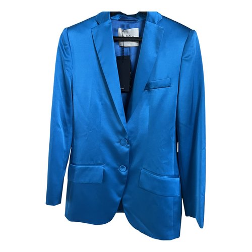 Pre-owned Dmn Silk Blazer In Blue