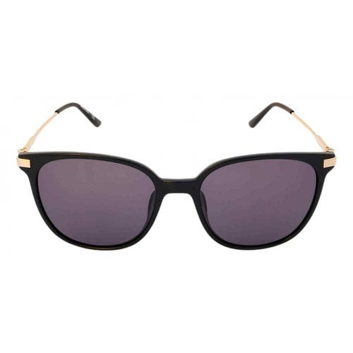 Pre-owned Calvin Klein Oversized Sunglasses In Black