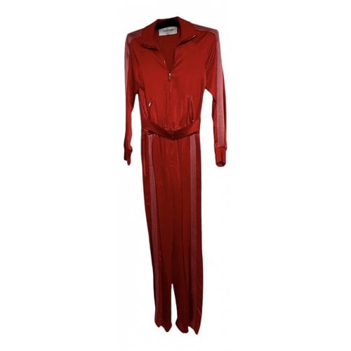 Pre-owned Valentino Jumpsuit In Red