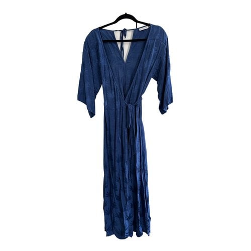 Pre-owned Fabienne Chapot Mid-length Dress In Blue
