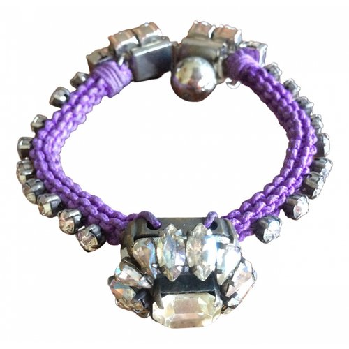 Pre-owned Shourouk Bracelet In Purple