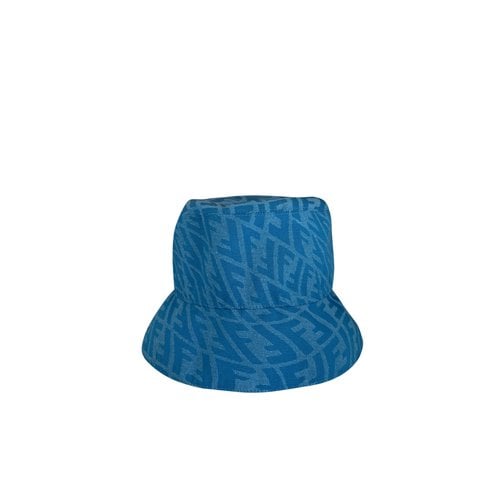 Pre-owned Fendi Hat In Blue