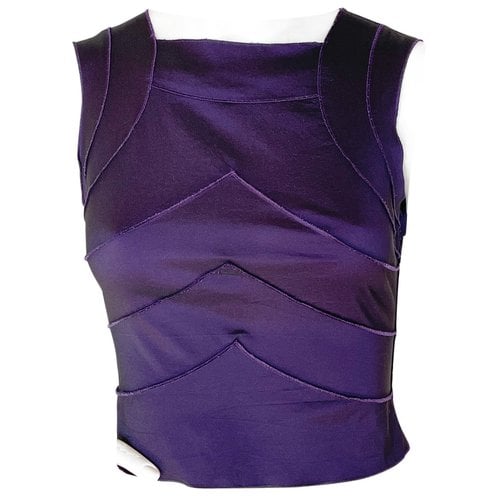 Pre-owned Moschino Cheap And Chic Vest In Purple