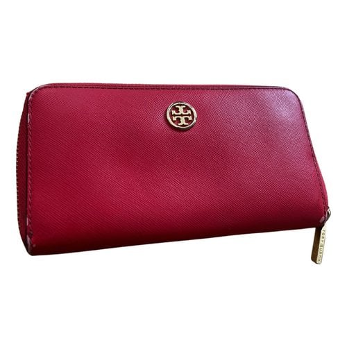 Pre-owned Tory Burch Wallet In Red