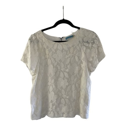 Pre-owned Alice And Olivia Blouse In White