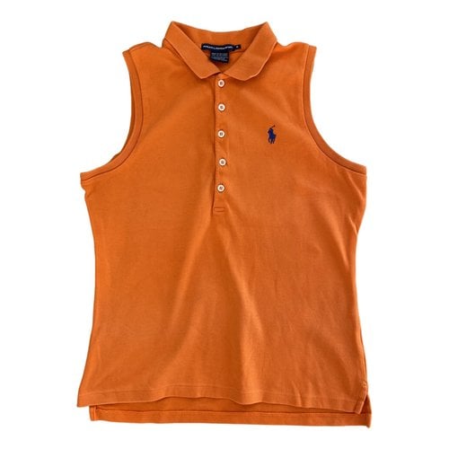 Pre-owned Ralph Lauren Vest In Orange