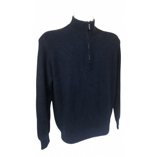 Pre-owned Calvin Klein Cashmere Pull In Blue