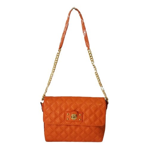 Pre-owned Marc Jacobs Single Leather Handbag In Orange