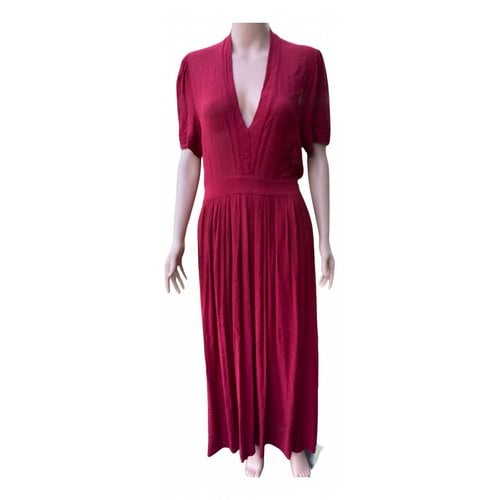 Pre-owned Isabel Marant Étoile Maxi Dress In Red