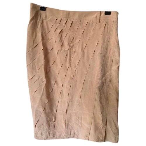 Pre-owned Gucci Silk Skirt In Pink
