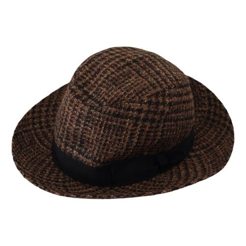 Pre-owned Dolce & Gabbana Wool Hat In Brown