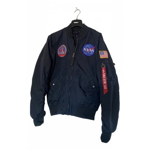 Pre-owned Alpha Industries Jacket In Navy