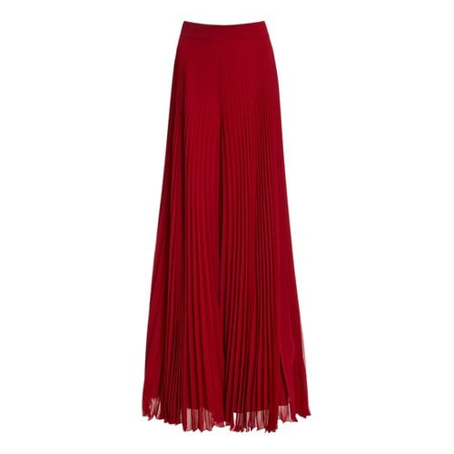 Pre-owned Max Mara Maxi Skirt In Red