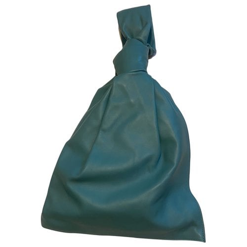 Pre-owned Bottega Veneta Twist Leather Handbag In Blue