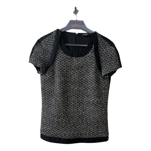 Pre-owned Chanel Tweed Tunic In Black