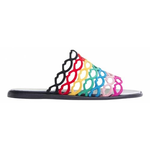Pre-owned Giannico Sandal In Multicolour