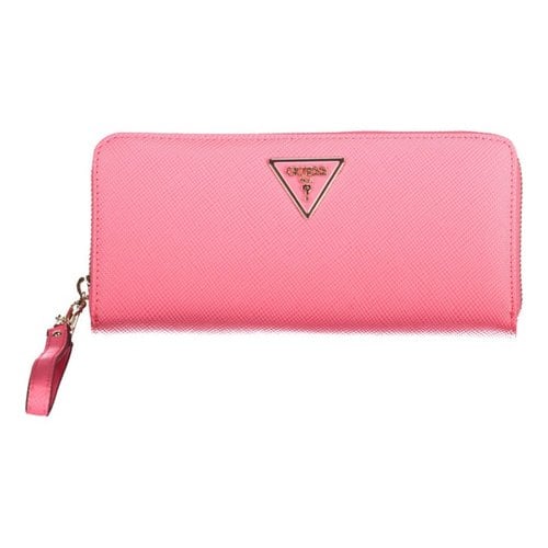 Pre-owned Guess Wallet In Pink