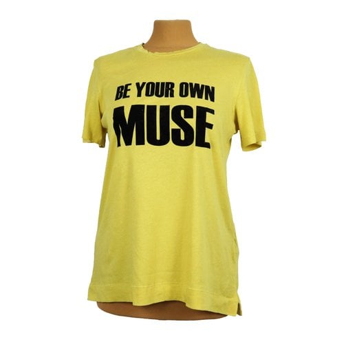 Pre-owned By Malene Birger T-shirt In Yellow