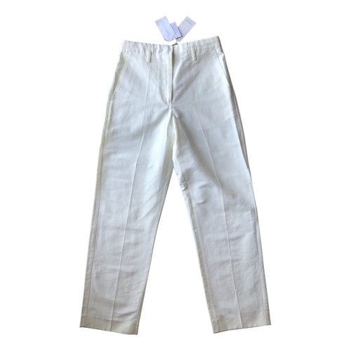 Pre-owned Golden Goose Linen Trousers In Other