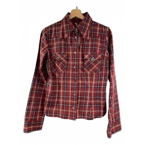 Pre-owned Dondup Shirt In Burgundy