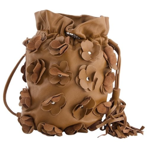 Pre-owned Cinzia Rocca Leather Handbag In Brown