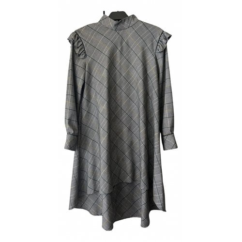 Pre-owned Modetrotter Mid-length Dress In Grey