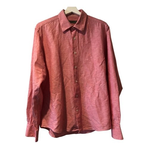 Pre-owned Givenchy Linen Shirt In Pink