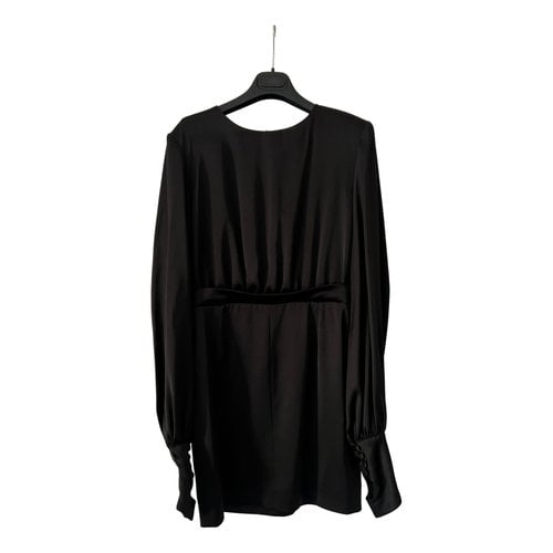 Pre-owned Mvp Wardrobe Mini Dress In Black